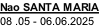 Nao SANTA MARIA 08 .05 - 06.06.2025