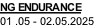NG ENDURANCE 01 .05 - 02.05.2025